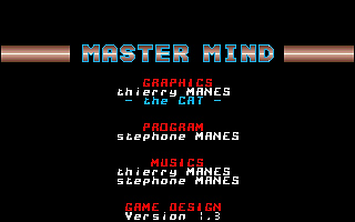 Master Mind atari screenshot